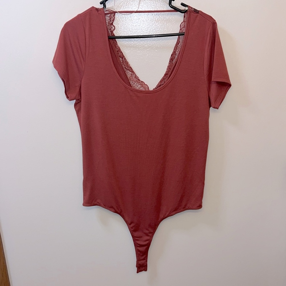 Willow & root Large bodysuit - mauve